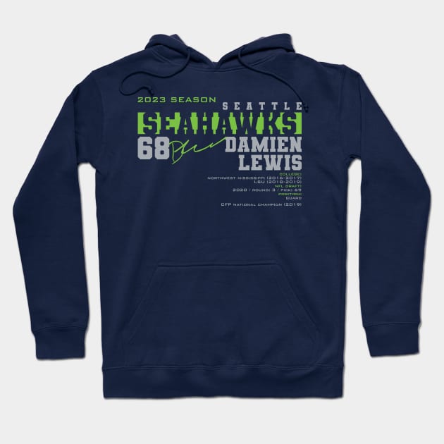 Lewis - Seattle - 2023 Hoodie by Nagorniak